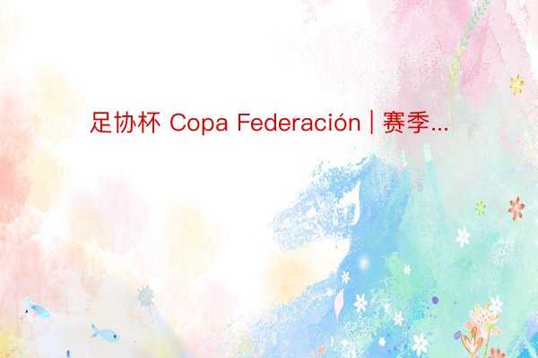 足协杯 Copa Federación | 赛季...